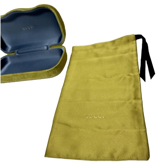 GUCCI Oversized XL Felt Sunglasses Case with Cleaning Cloth & Bag - Authentic - Picture 3 of 14